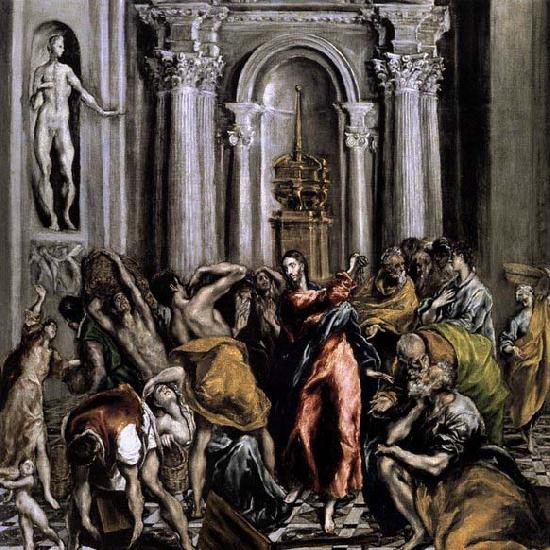 El Greco The Purification of the Temple oil painting image